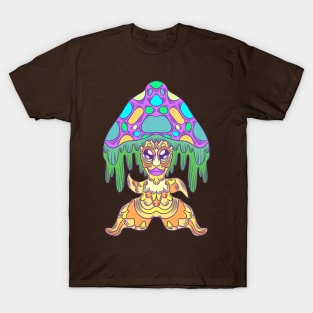 Fall Monster Illustration T-Shirt